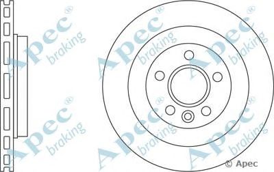 APEC BRAKING dsk2702 -  Тормозной диск